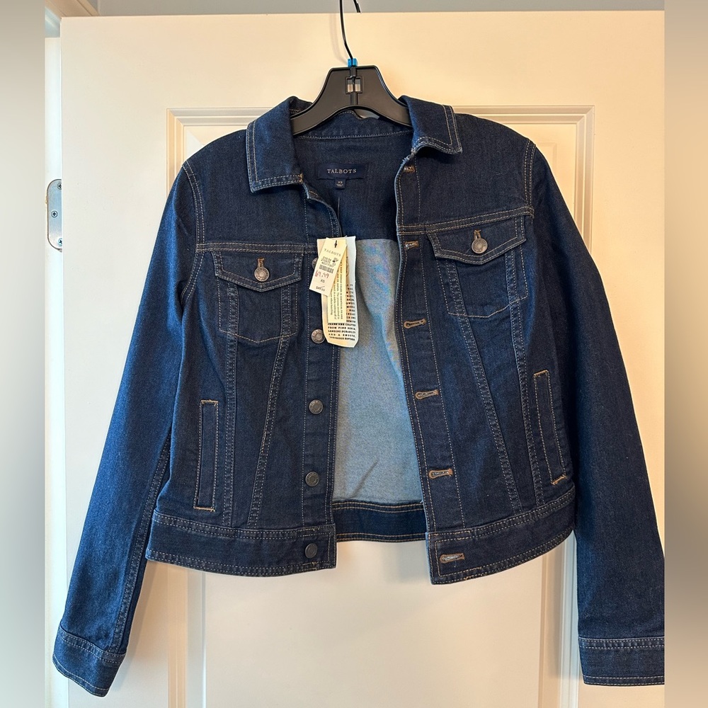 NWT Talbots Denim Jacket Size XS